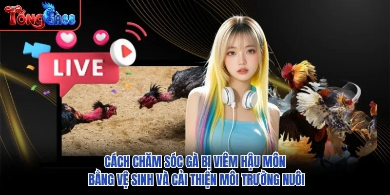 Cách chăm sóc gà bị viêm hậu môn bằng vệ sinh và cải thiện môi trường nuôi Cách chăm sóc gà bị viêm hậu môn bằng vệ sinh và cải thiện môi trường nuôi