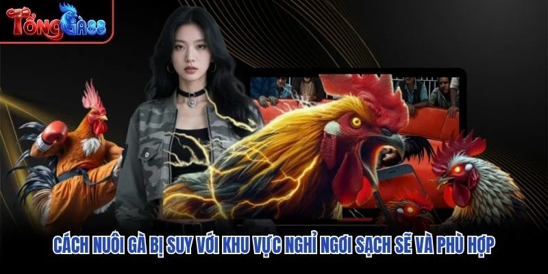 Cách nuôi gà bị suy với khu vực nghỉ ngơi sạch sẽ và phù hợp Cách nuôi gà bị suy với khu vực nghỉ ngơi sạch sẽ và phù hợp